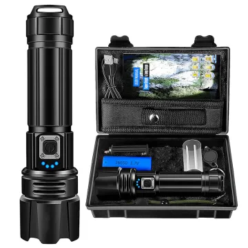 High Lumens 100000 Torch Light: Tactical LED Flashlights Featuring XHP70.90 Technology