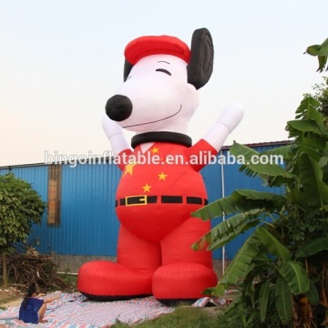 9M high inflatable cartoon,inflatable snoopy dog cartoon ,customized available