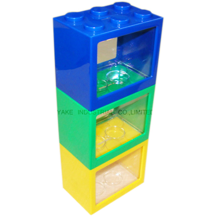 Plastic Transparent Money Box in Clear