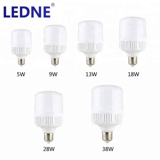 LEDNE T-Shaped SKD Parts: Variety of Lumen Output LED T-Bulbs - 5W, 9W, 13W, 18W, 28W, 38W