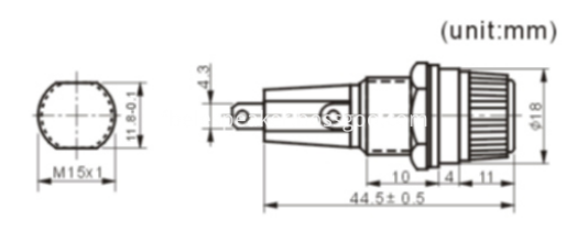 FBFH1123-1 FUSE HOLDER