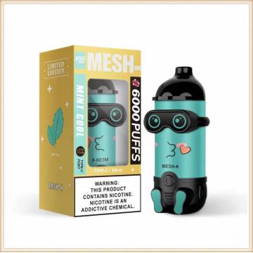 Mesh-X 6000 퍼프 일회용 키트 포드