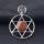 Natural Crystal Hexagonal Star Energy Stone Pendant for women Men