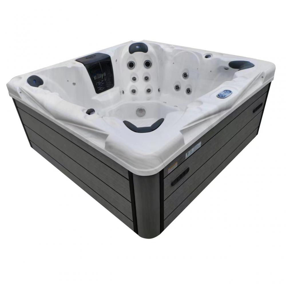 Custom massage outdoor hot tub with 7 seats