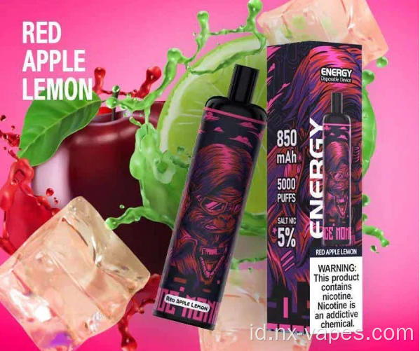Energi yang dapat diisi ulang vape sekali pakai