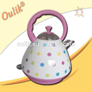 New design 1.5L pink ceramic Electric Kettle