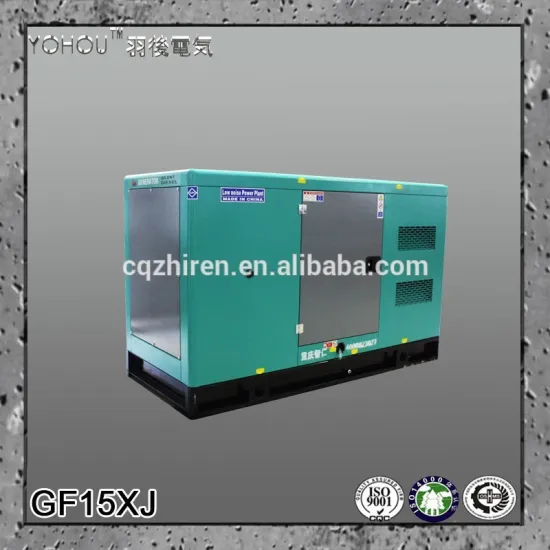 Factory price 12kw 230v 400v electric start ac 3 phase output type silent generator home use silent type diesel generator