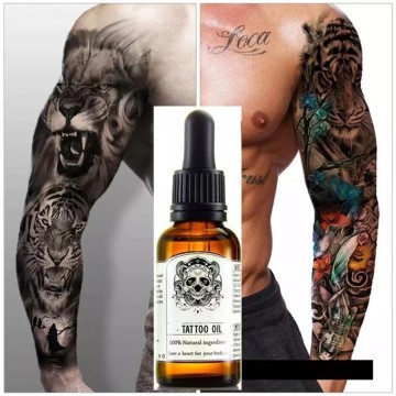 Pelle e corpo idratare l&#39;olio di assistenza post -terapia del tatuaggio