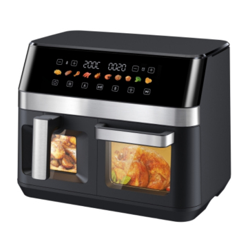 2025 Best Dual Basket Air Fryer: 2200W Healthy Large Capacity Family Air Fryer for Wholesale