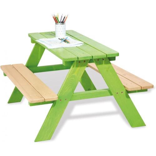 Nicki for 4 Green Picnic-Table