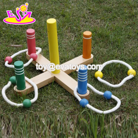 hot sale funny wooden ring toss for kids W01A162