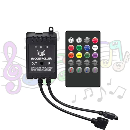 Mini RF RGB LED Controller Dimmer DC 5V-24V 12A - Wireless Remote Control for LED Strip Lights