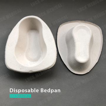 Molde de pulpa desechable sartén de cama urinal