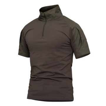 T-shirt uniforme di rana tattica di Woodland digitale