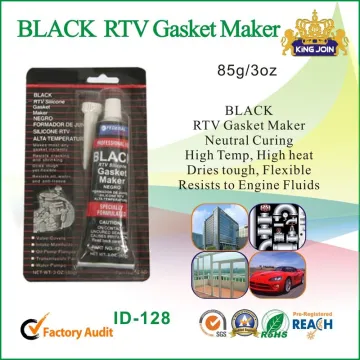 High Modulus Ge Silicone Sealant For Vehicle Body , Black Gasket