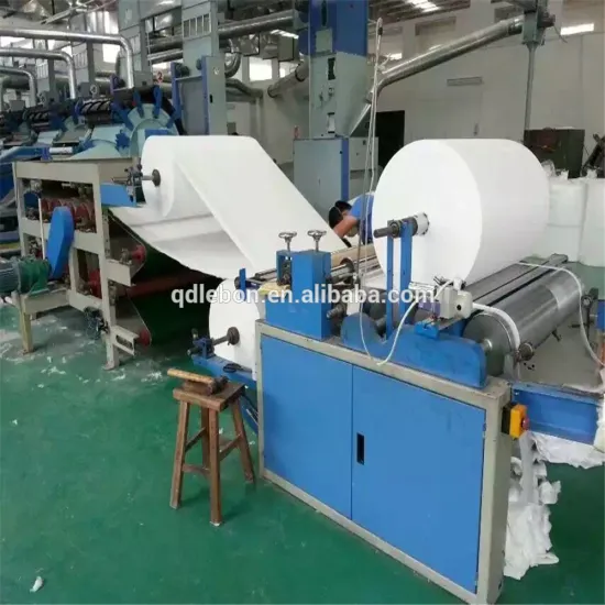 cotton wool plant machine line