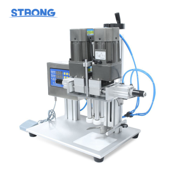 Semi-Automatic Screw Cap Machine for Laundry Detergent and Dishwashing Liquid Bottles