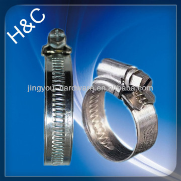 stailess steel british type hose clamp /clip