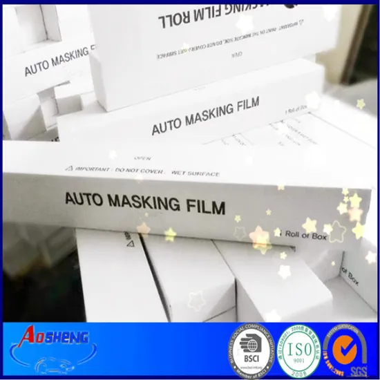 Soft hardness car paint plastic PE film printable clear plastic cover