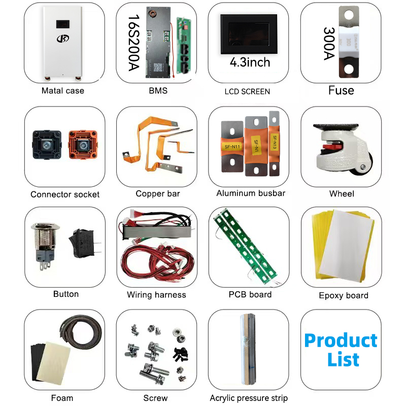 280L JK BMS LIFEPO4 SOLAR BATTERY DIY PACK