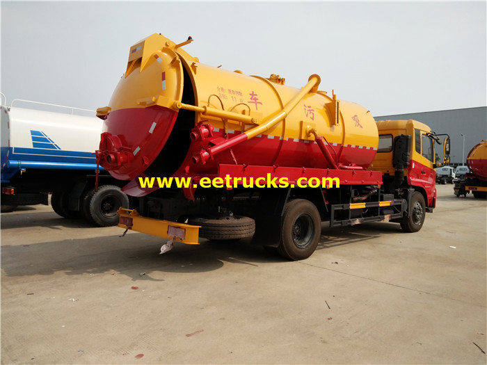 4x2 Ordure Vacuum Tanker Trucks