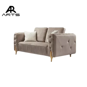 2024 Luxury Living Room Furniture: Genuine Leather Sofa Sets & Fabric Sofas