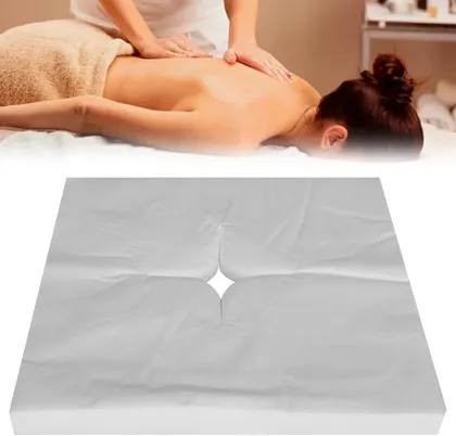 Disposable Spa Pillow Covers for Non-Stick Massage Table Use
