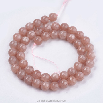 Shop Pandahall 8 mm runde natürliche Sonnensteine ​​Perlen Stränge: einzigartige Schmuckzubehör online