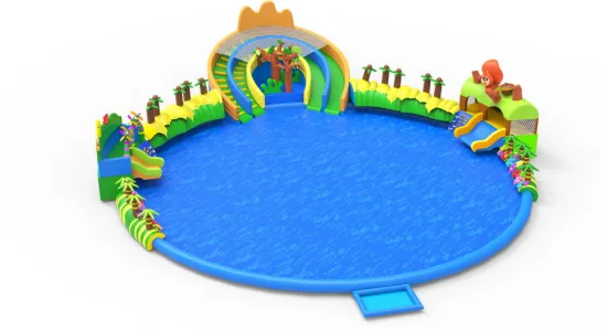 Inflatable Resort Water Park with Pool On Ground Land For Sale