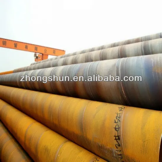 SSAW steel pipe with EN10219-S355J2H standard