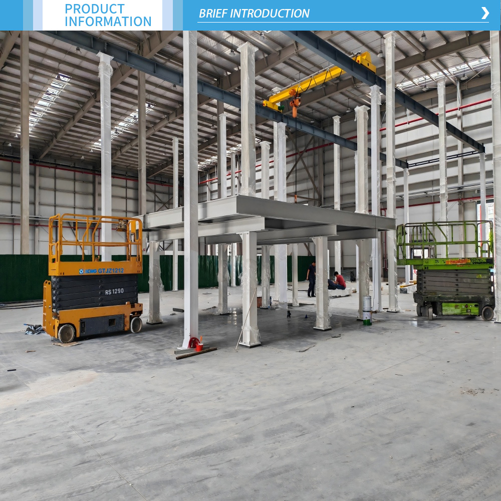 Heavy-Duty Steel Mezzanine Platform-x