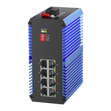Industrial 8-Port Gigabit Ethernet Switch IP50