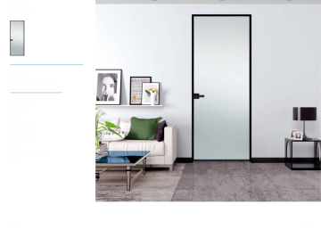 Enjoy minimalist swing doors