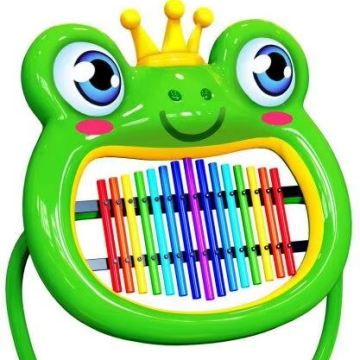 Cute Green Frog Outdoor Play Equipment: Professional Percussion Musical Instrument