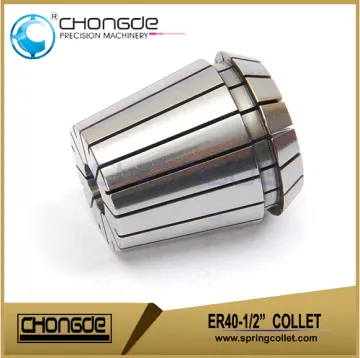 High Quality ER40-1/2" Precision Collet Clamping Range 0.500" - 0.460"