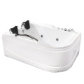 Vasca da bagno a getto indipendente Mansfield in fibra di vetro Drop Bone Color Petite Vaccino