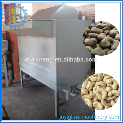 Cashew nut shell breaking machine