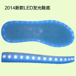 led blue multifunctional flash lighting sole