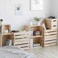 Decorative Wooden Storage Container Boxes Wood Crates