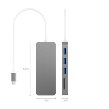 USB 3.1 Type-C para adaptador de hub