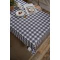 100% Polyester Waterproof Plaid Square Tablecloth