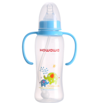 9oz PP Botol Susu Perawatan Bayi Dengan Gagang