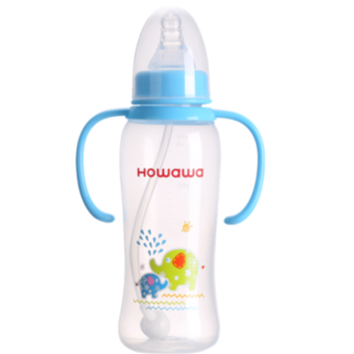 9oz PP Botol Susu Perawatan Bayi Dengan Gagang