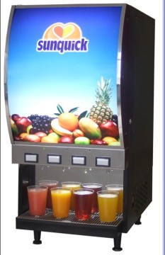 Hot and Cold Bag-in-Box Fresh Juice Dispenser