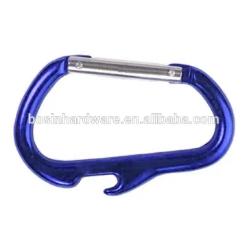 Fashion High Quality Metal Carabiner Hook With Bottle Opener