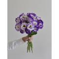বিবাহের জন্য পাইকারি বেগুনি-ধারযুক্ত Lisianthus