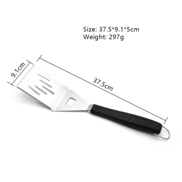 Good Price Stainless Steel Barbecue Tools Grilling Shovel BBQ Spatula with PP Handle