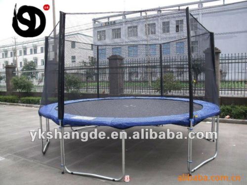 13ft large trampolines with safety enclosure