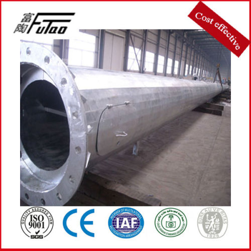 169KV Electric Transmission Steel Power Poles