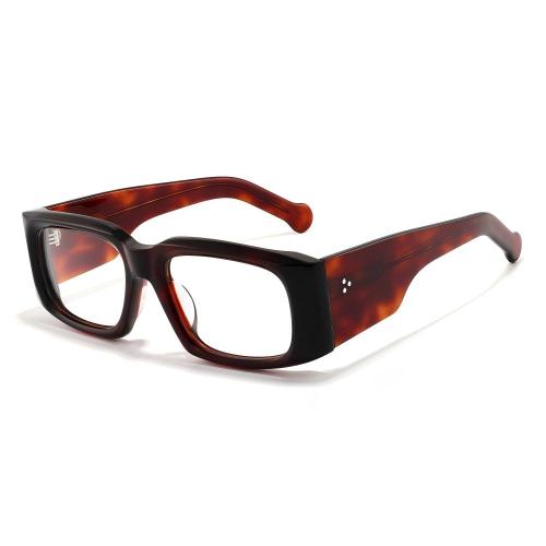 Mellume Wide-Temple Chunky Rectangle Acetate Optical Glasses
